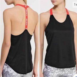 Nike Black & Red Elastika Tank Top Size XS.